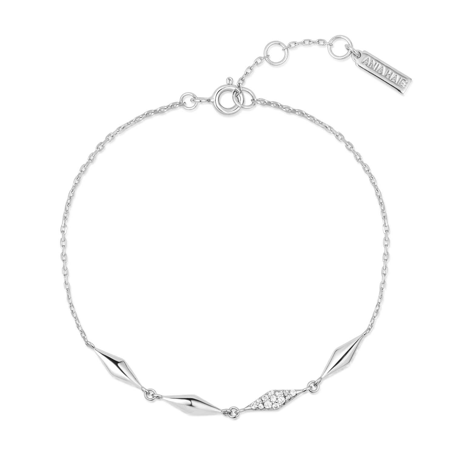  Dusk Divas - Silver / Rhodium plated - Zirconia - 18,5cm